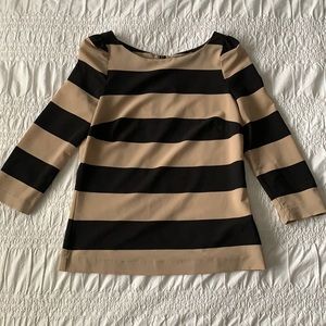 Classic structured striped blouse